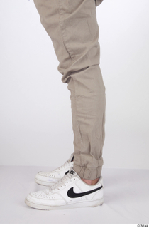 Gilbert beige trousers calf casual dressed white sneakers 0003.jpg